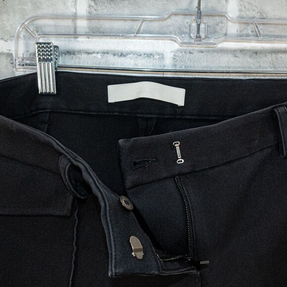 DION LEE Women's Flare Leg Black Pants in size 6 - Picture 6 of 10